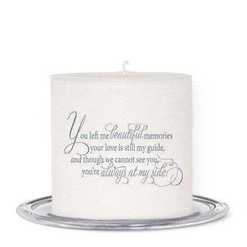 Forever Personalized Small Wax Memorial Candle - Celebrate Prints
