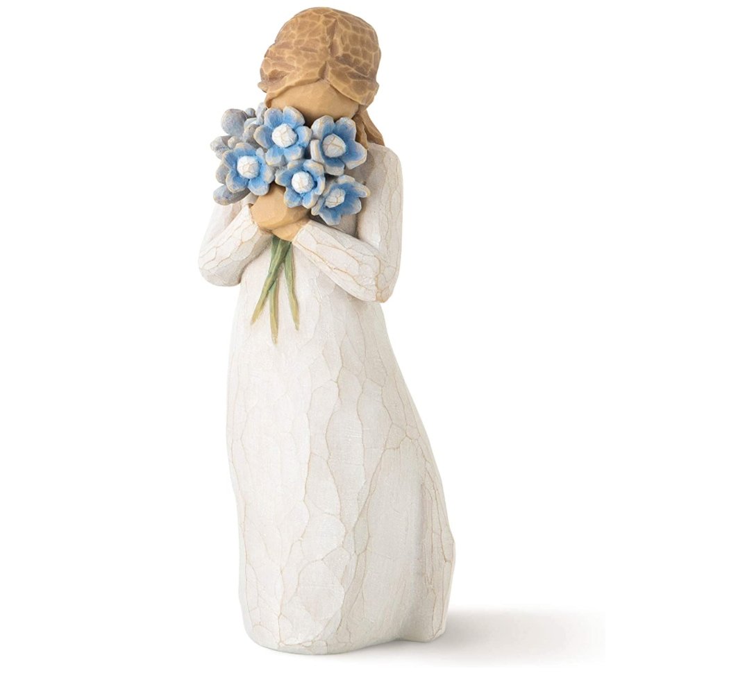 Forget-Me-Not Willow Tree® Figurine - Celebrate Prints