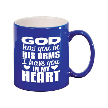 God Has You In His Arms In Loving Memory Ceramic Mug - Celebrate Prints