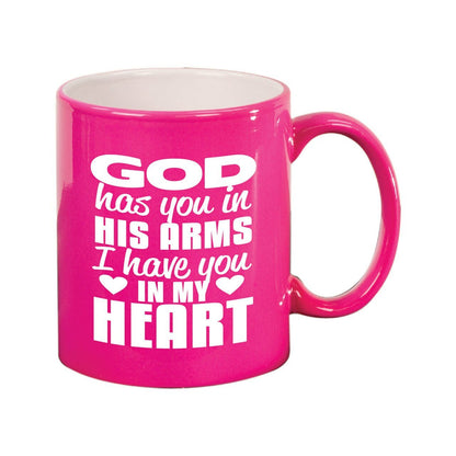 God Has You In His Arms In Loving Memory Ceramic Mug - Celebrate Prints