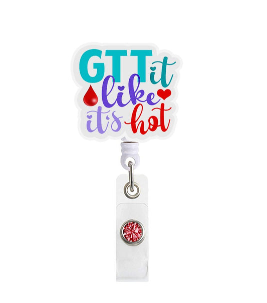 GTT Acrylic Badge Reel Holder - Celebrate Prints