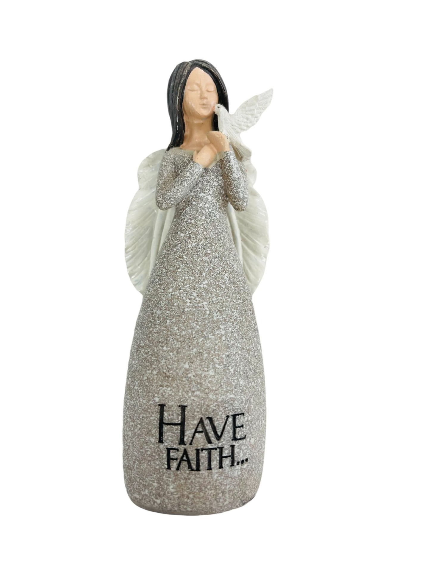 Have Faith Miniature Memorial Angel Figurine - Celebrate Prints