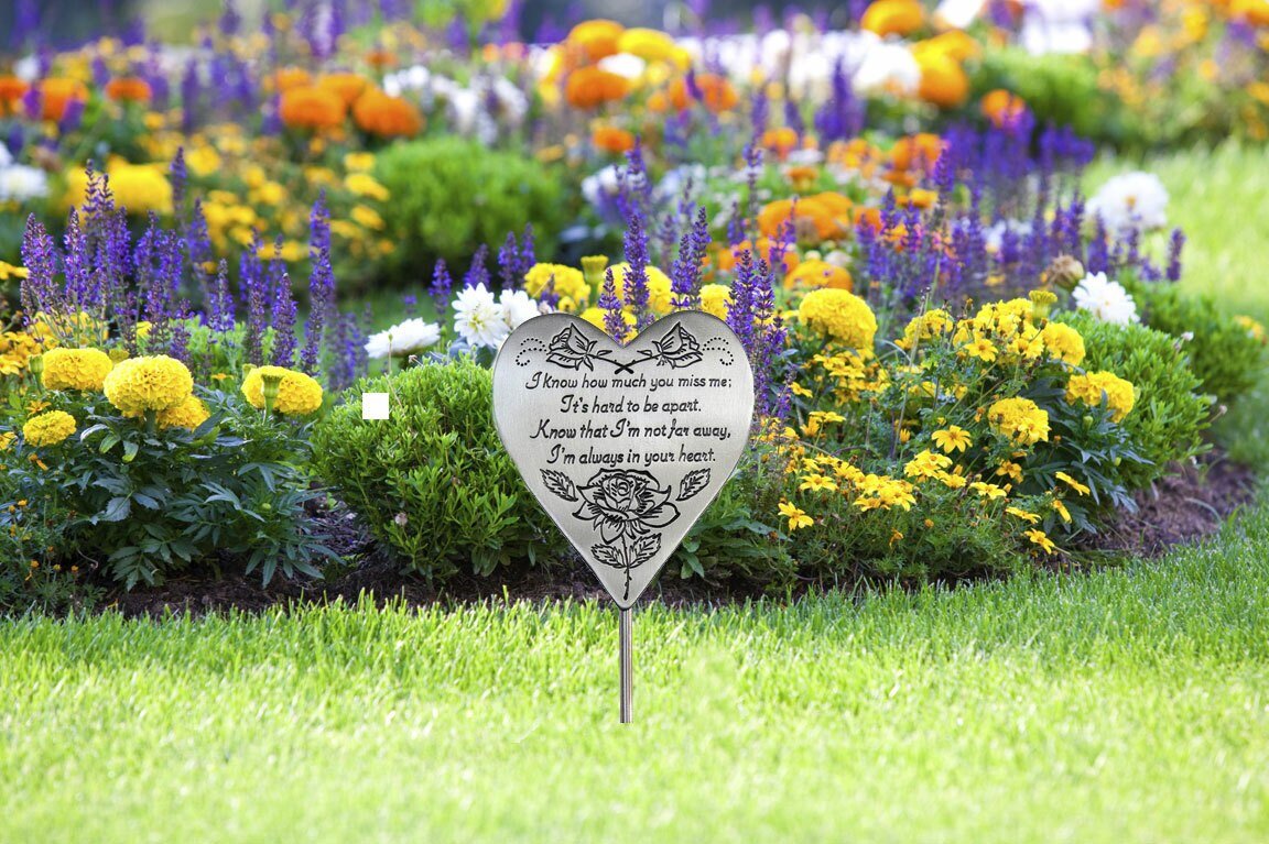 Heart Memorial Garden Plant Stake - Celebrate Prints