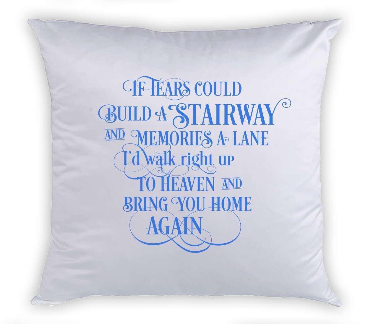 Heavenly Memorial Magic Swipe Reversible Mermaid Sequin Pillow - Celebrate Prints