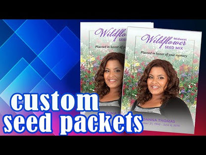 Forget-Me-Not Custom Wildflower Seed Packet (Pack of 10)