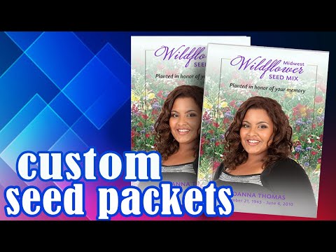 Partial Shade Custom Wildflower Seed Packet (Pack of 10)