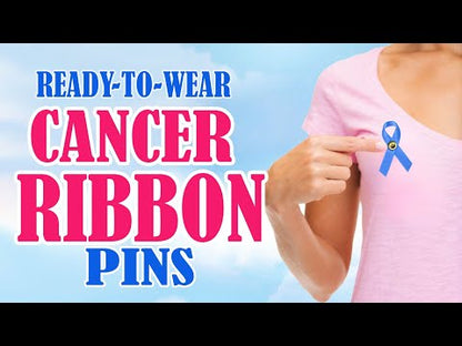 Dark Blue Cancer Ribbon, Awareness Ribbons (No Personalization) - Pack of 10