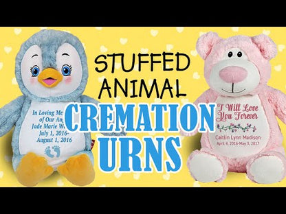 Guardian Angel Bear Memorial Stuffed Animal-Urn