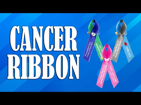 Baby Blue Pink And White Awareness Ribbon Pin