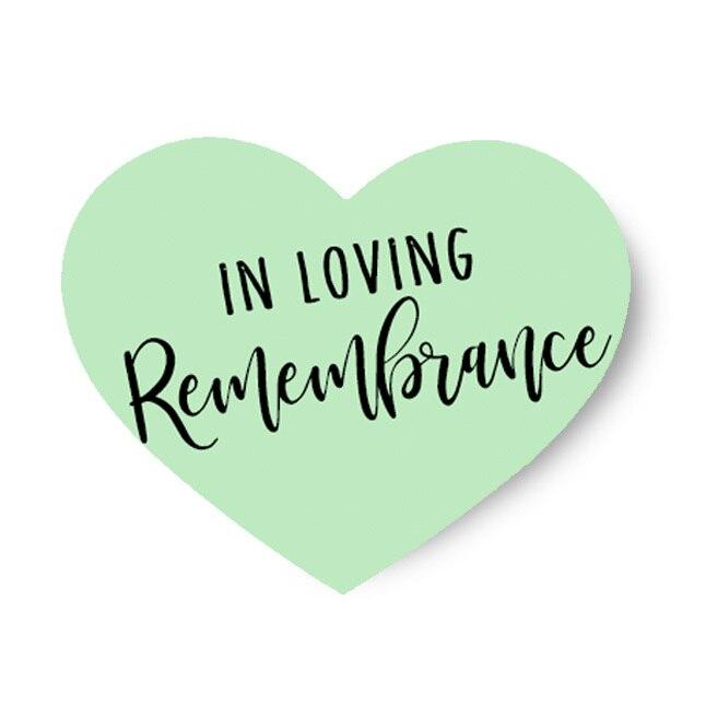 In Loving Remembrance Share A Memory Remembrance Card (Pack of 25) - Celebrate Prints