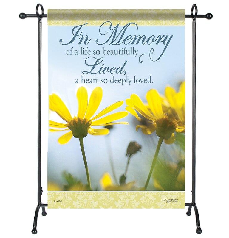 In Memory Garden or Cemetery Flag - Celebrate Prints