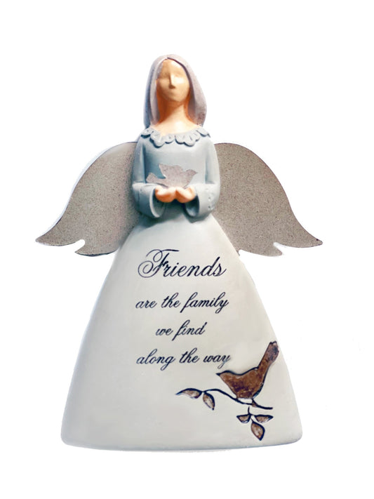 In Memory of a Friend Small Angel Figurine - Celebrate Prints