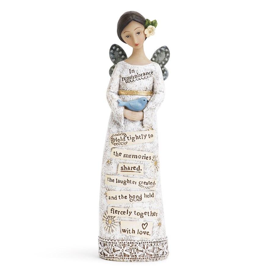 In Remembrance In Loving Memory Angel Figurine - Celebrate Prints