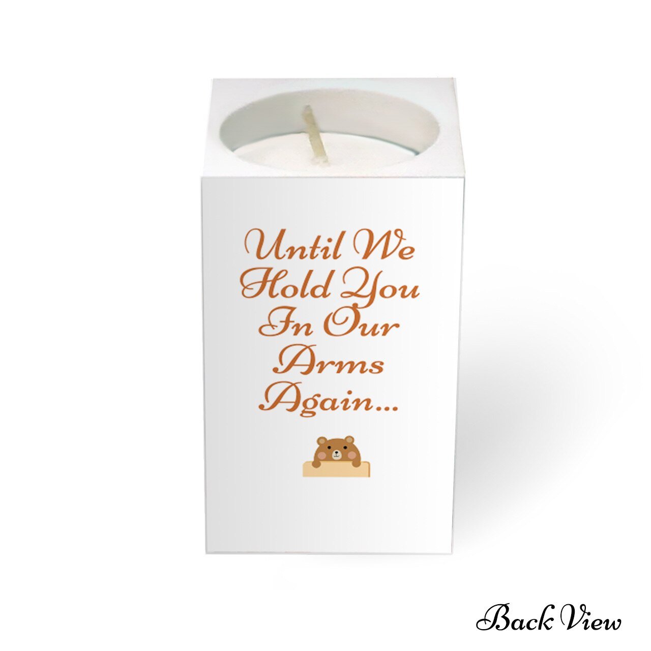 Jungle Personalized Mini Memorial Tea Light Candle Holder - Celebrate Prints