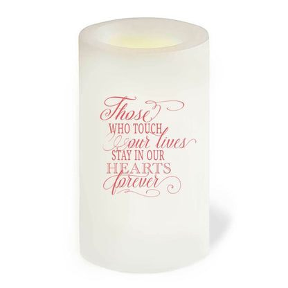Karissa Flameless LED Personalized Memorial Candle - Celebrate Prints
