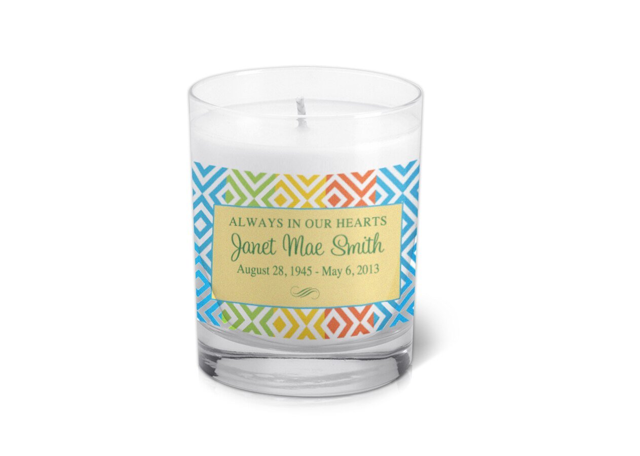 Kaylee Personalized Votive Memorial Candle - Celebrate Prints