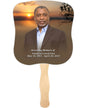 Kenya Memorial Fan With Wooden Handle (Pack Of 10) - Celebrate Prints