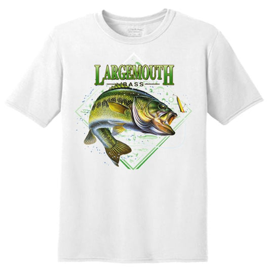 Largemouth Bass Fish Fishing Fisherman T-Shirt - Celebrate Prints