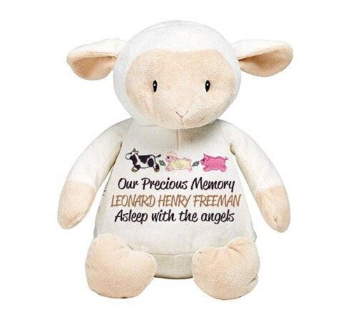 Lil Lamb Memorial Stuffed Animal Urn - Celebrate Prints