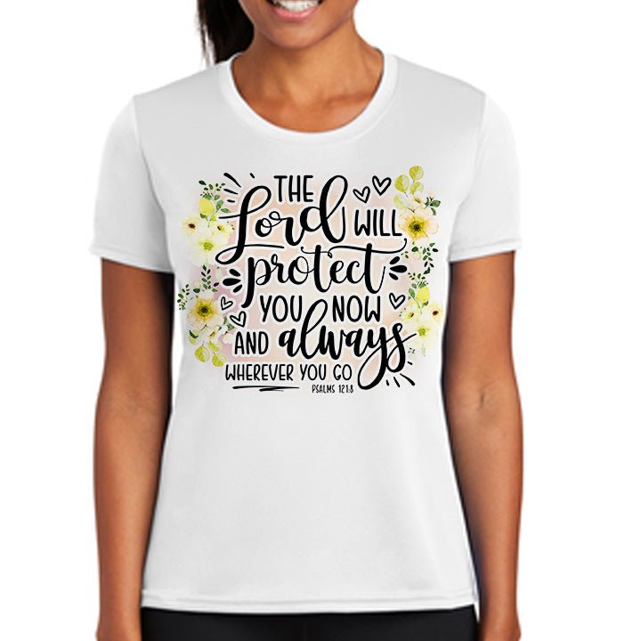 Lord Will Protect You Women's Christian T-Shirt - Celebrate Prints