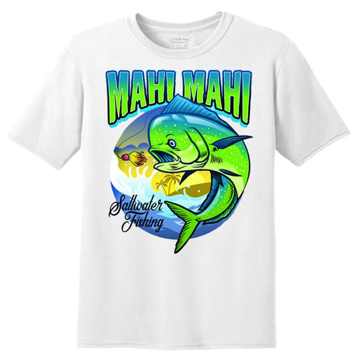 Mahi Mahi Fishing Fisherman T-Shirt - Celebrate Prints