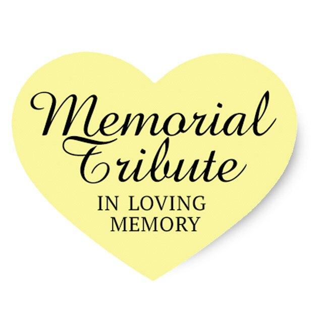 Memorial Tribute Share A Memory Remembrance Card (Pack of 25) - Celebrate Prints