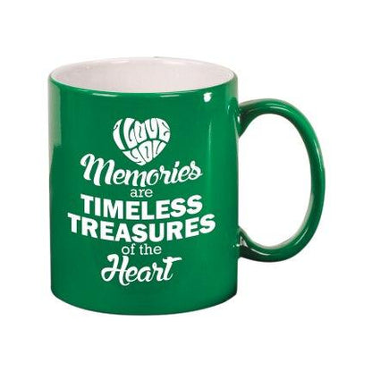 Memories Are Timeless In Loving Memory Ceramic Mug - Celebrate Prints