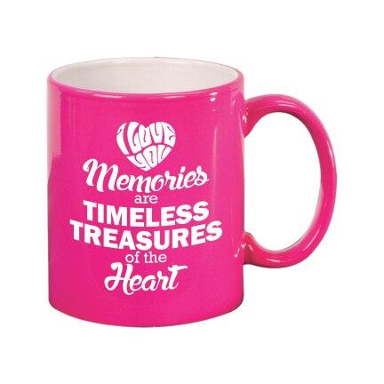Memories Are Timeless In Loving Memory Ceramic Mug - Celebrate Prints