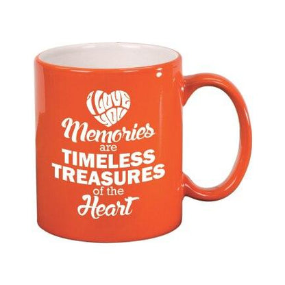 Memories Are Timeless In Loving Memory Ceramic Mug - Celebrate Prints