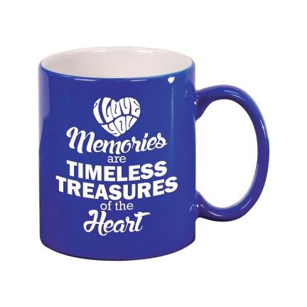 Memories Are Timeless In Loving Memory Ceramic Mug - Celebrate Prints