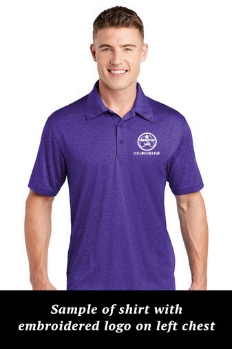 Men's Sport-Tek Heather Contender Polo With Optional Embroidery - Celebrate Prints