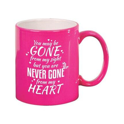 Never Gone From My Heart In Loving Memory Ceramic Mug - Celebrate Prints