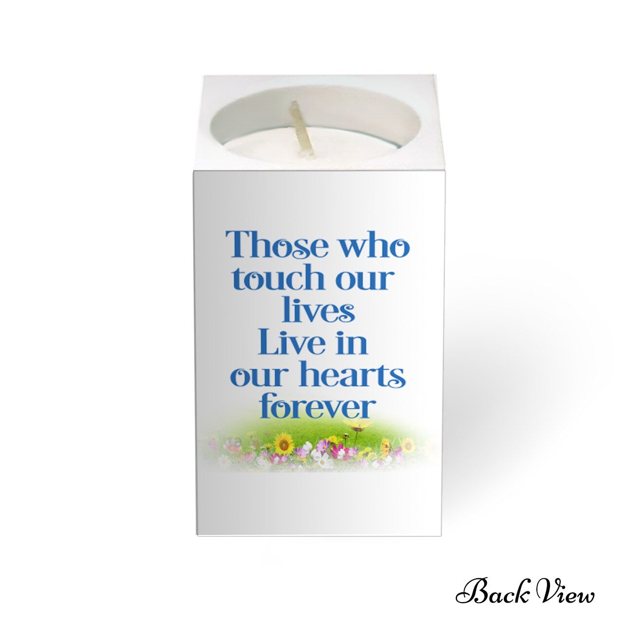 Outdoor Personalized Mini Memorial Tea Light Candle Holder - Celebrate Prints