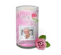 Petals Personalized Glass Memorial Candle - Celebrate Prints