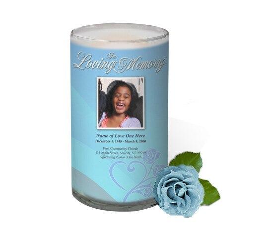 Princess Personalized Glass Memorial Candle - Celebrate Prints