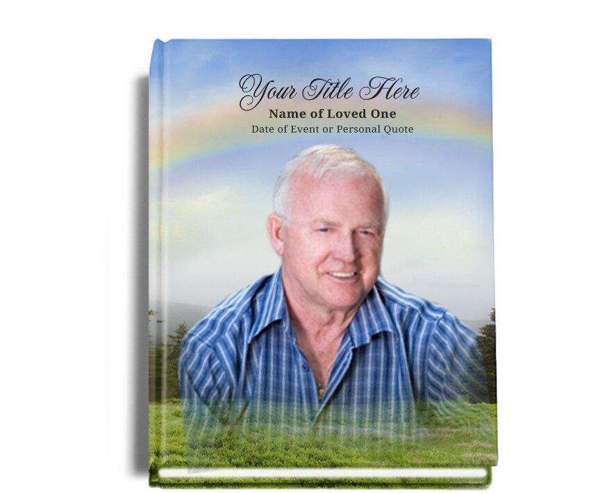 Promise Perfect Bind Memorial Funeral Guest Book - Celebrate Prints