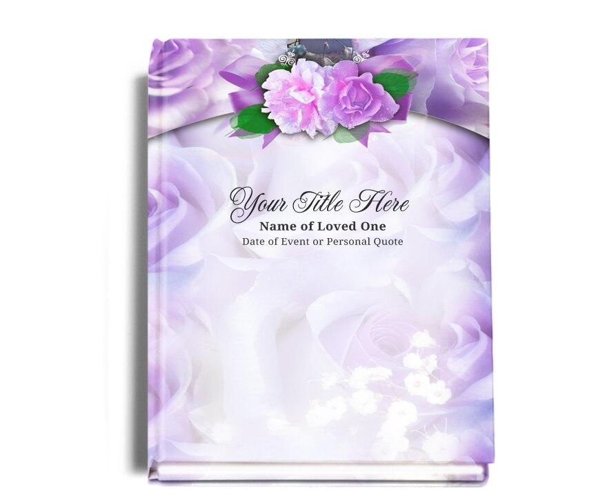 Rapture Perfect Bind Memorial Funeral Guest Book - Celebrate Prints