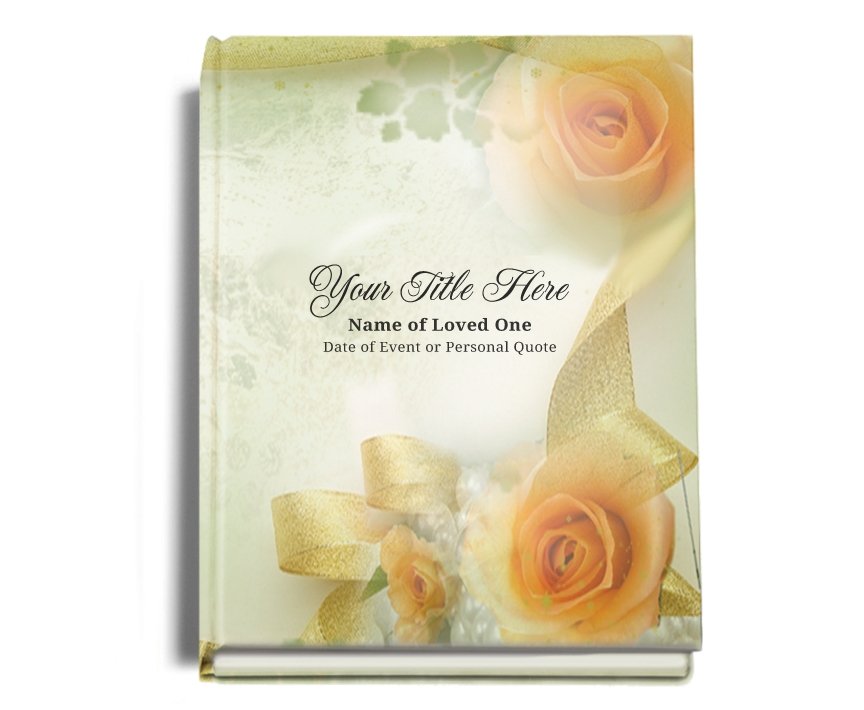 Rejoice Perfect Bind Memorial Funeral Guest Book - Celebrate Prints