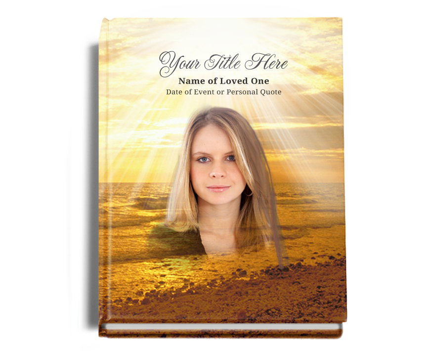 Shine Perfect Bind Memorial Funeral Guest Book