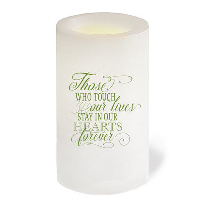 Somerset Personalized Flameless LED Memorial Candle - Celebrate Prints