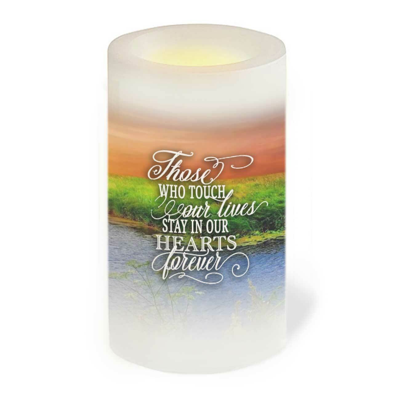 Sunset Personalized Flameless LED Memorial Candle - Celebrate Prints