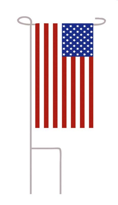 U.S. Patriotic Mini Memorial Flag With Stand - Celebrate Prints
