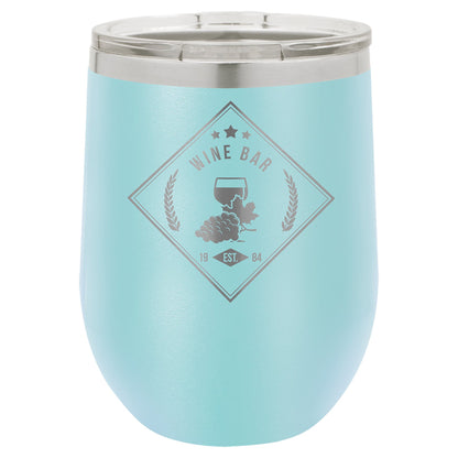 Vacuum Insulated Stemless Tumbler with Lid - Celebrate Prints