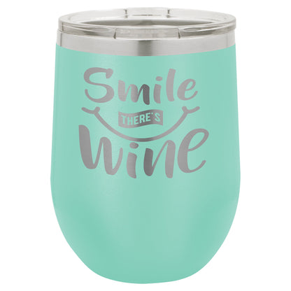 Vacuum Insulated Stemless Tumbler with Lid - Celebrate Prints