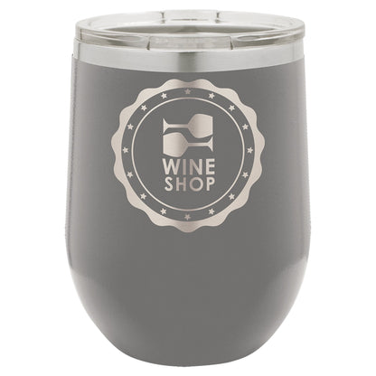 Vacuum Insulated Stemless Tumbler with Lid - Celebrate Prints