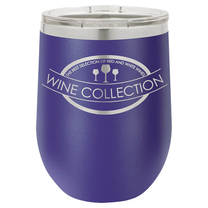 Vacuum Insulated Stemless Tumbler with Lid - Celebrate Prints