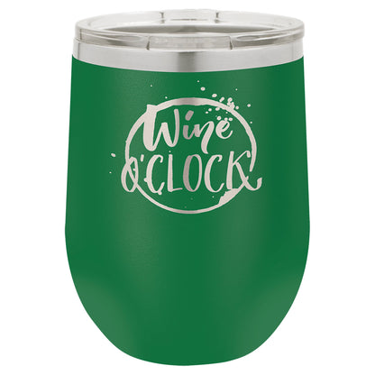 Vacuum Insulated Stemless Tumbler with Lid - Celebrate Prints