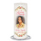 Victoria Personalized Wax Pillar Memorial Candle - Celebrate Prints