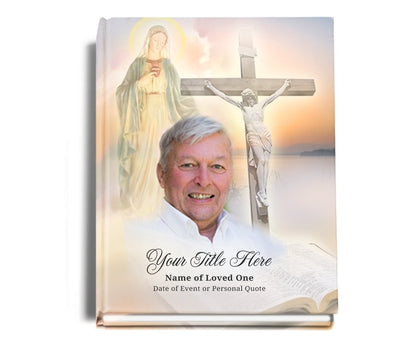 Vision Perfect Bind Memorial Funeral Guest Book - Celebrate Prints