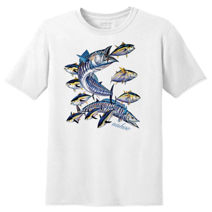 Wahoo Fishing Fisherman T-Shirt - Celebrate Prints